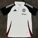 25-26 Man Utd White Polo Short Sleeve