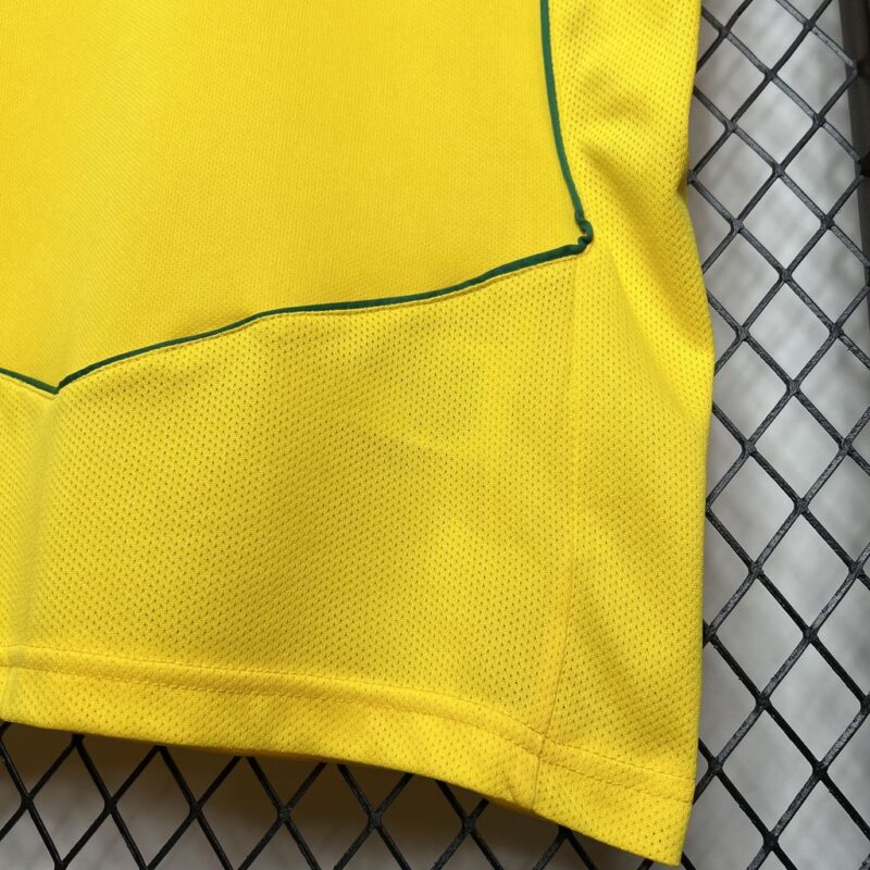 2004 Brazil Home Retro Soccer Jersey - Image 6