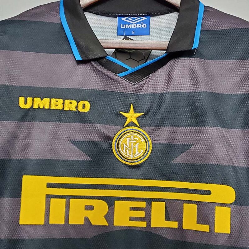 1997-1998 INT Away Retro Soccer Jersey - Image 3