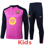 25-26 BAR Purple Kids Half Pull Tracksuit #E2506(童装)(半拉链)