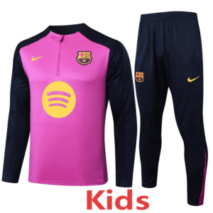25-26 BAR Purple Kids Half Pull Tracksuit #E2506(童装)(半拉链)