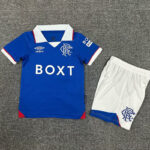 25-26 Rangers Home Kids Soccer Jersey
