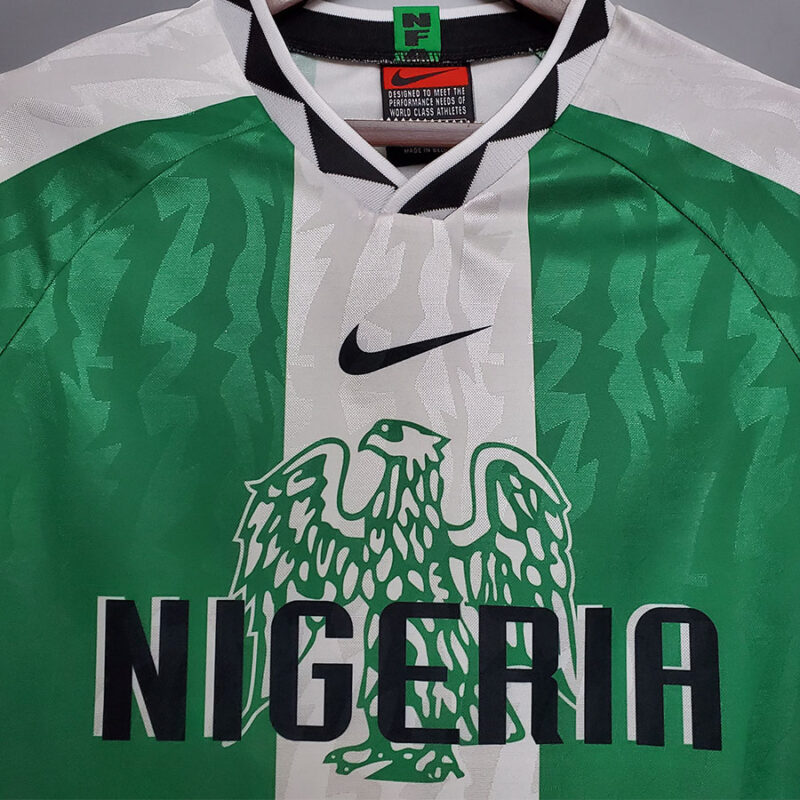 1996 Nigeria Home Retro Soccer Jersey - Image 3