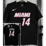 T144 HEAT HERRO #14 Black High Quality Casual T-Shirt