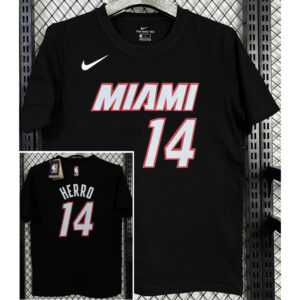 T144 HEAT HERRO #14 Black High Quality Casual T-Shirt