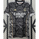 23-24 RMA Black Special Edition Fans Soccer Jersey *队徽花纹