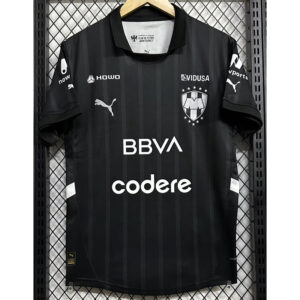 24-25 Monterrey Third Black Fans Soccer Jersey (黑色)