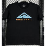 T255 NK Black High Quality Casual T-Shirt #三角山