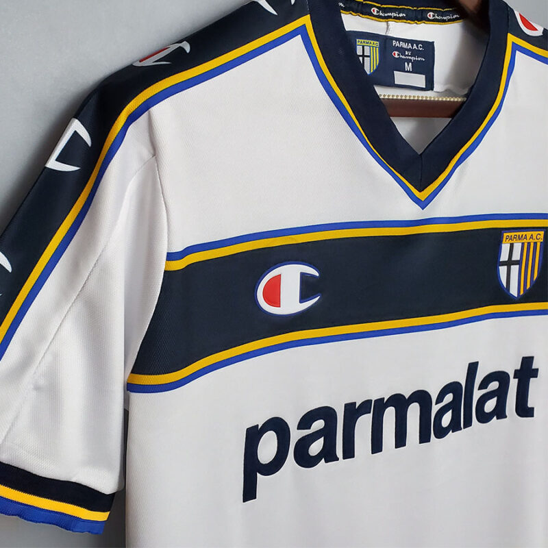 2002-2003 Parma Away Retro Soccer Jersey - Image 4
