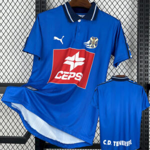 1998-1999 CD Tenerife Away Retro Soccer Jersey (带章)