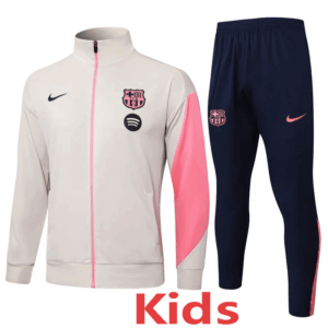 25-26 BAR Beige Kids Jacket Tracksuit #E2565(童装)