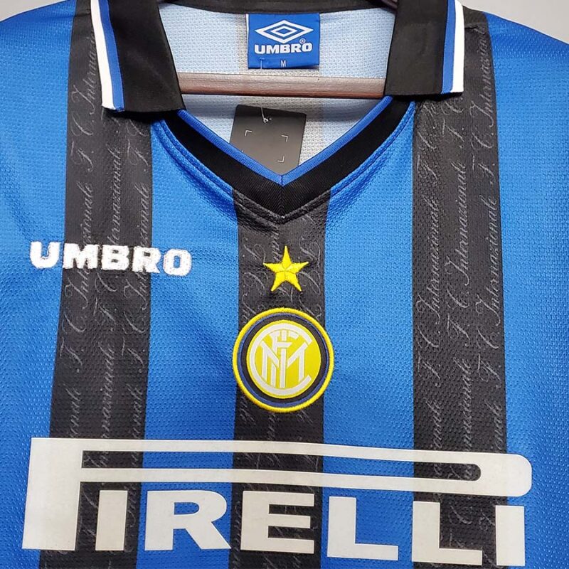 1997-1998 INT Home Retro Soccer Jersey - Image 3