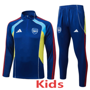 25-26 ARS Royal blue Kids Half Pull Tracksuit #E25156(童装)(半拉链)