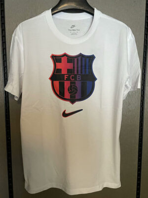 25-26 BAR White High Quality Casual T-Shirt