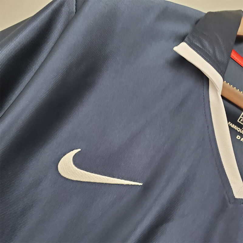2001-2002 PSG Paris Home Retro Soccer Jersey - Image 6