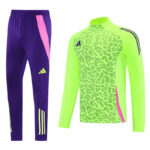 2025 AD Fluorescent green Half Pull Tracksuit #AB08 (半拉链)
