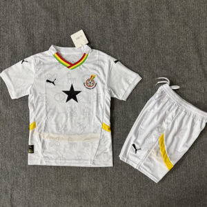 24-25 Ghana Home Kids Soccer Jersey