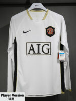 2006-2007 Man Utd Away Player Version 长袖球员 Long Sleeve Retro Soccer Jersey