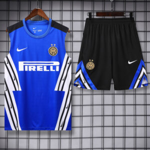 25-26 INT Blue Tank top and shorts suit