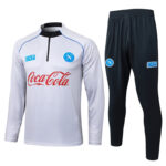 25-26 Napoli Light gray Half Pull Tracksuit #B2593(半拉链)