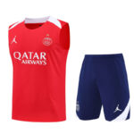 25-26 PSG Jordan Red Tank top and shorts suit