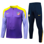 25-26 ATM Purple Half Pull Tracksuit #B2578(半拉链)