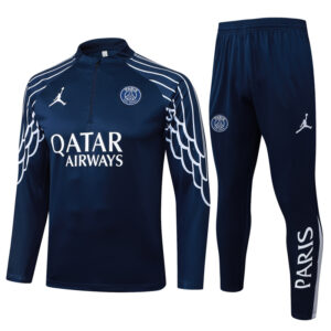 25-26 PSG Jordan Royal blue Half Pull Tracksuit #B2591(半拉链)