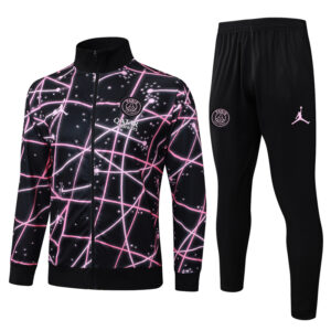 25-26 PSG Jordan Black Jacket Tracksuit #A2556