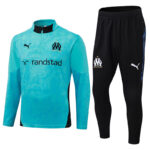 25-26 Marseille Light blue Half Pull Tracksuit (半拉链)