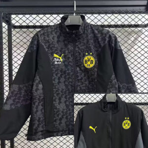 25-26 Dortmund Grey & Black Double Sided Windbreaker (双面风衣)