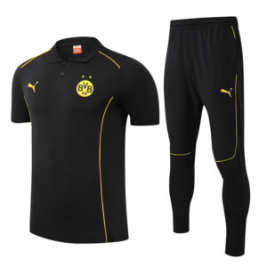 25-26 Dortmund Black Polo Tracksuit