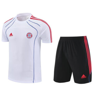 25-26 Bayern White Training Short Suit