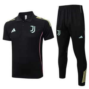 25-26 JUV Black Polo Tracksuit #C2550
