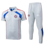 25-26 Bayern Grey Polo Tracksuit #C2547