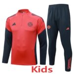 25-26 Bayern Orange Kids Half Pull Tracksuit #E25120(童装)(半拉链)