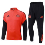 25-26 Bayern Red Half Pull Tracksuit (半拉链)