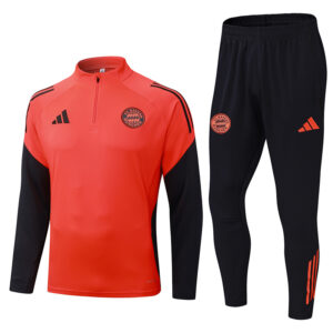 25-26 Bayern Red Half Pull Tracksuit (半拉链)