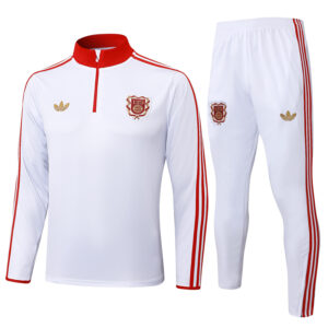 25-26 Bayern White Half Pull Tracksuit #B2520(半拉链)