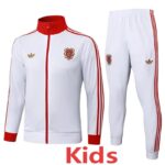 25-26 Bayern White Kids Jacket Tracksuit #E2525(童装)