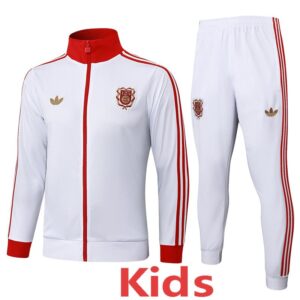 25-26 Bayern White Kids Jacket Tracksuit #E2525(童装)