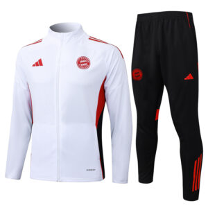 25-26 Bayern White Jacket Tracksuit #A2558