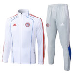 25-26 Bayern White Jacket Tracksuit #A2551