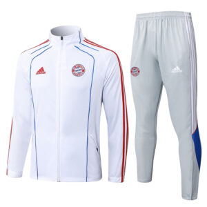 25-26 Bayern White Jacket Tracksuit #A2551