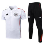 25-26 Ajax White Polo Tracksuit #C2559
