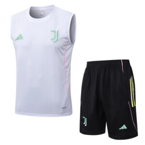 25-26 JUV White Tank top and shorts suit #D25143