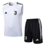 25-26 JUV White Tank top and shorts suit #D25109