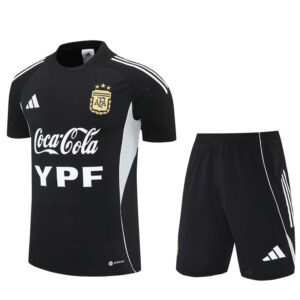 25-26 Argentina Black Training Short Suit