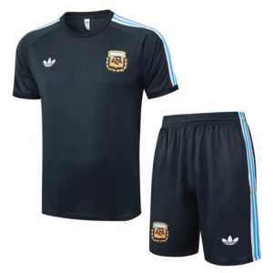25-26 Argentina Dark gray Training Short Suit #D2559