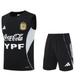 25-26 Argentina Black Tank top and shorts suit