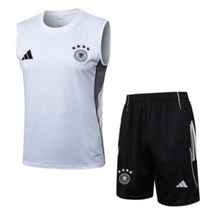 25-26 Germany White Tank top and shorts suit #D25163